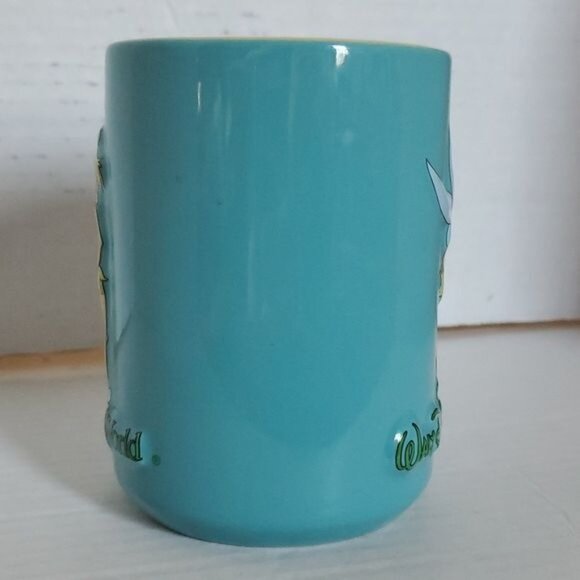 Walt Disney World Tinker Bell Tink 3 D Cup Mug CERAMIC Coffee Tea Hot Cocoa 12 o - Picture 3 of 5
